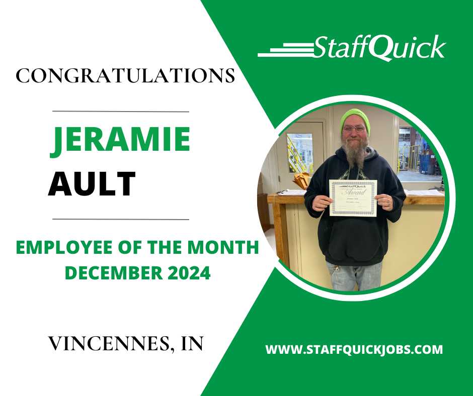 Vincennes StaffQuick Employee of the Month of December