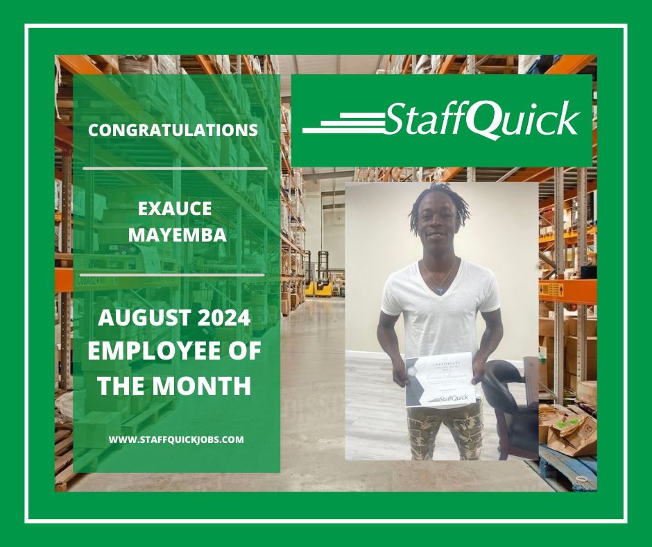 Galesburg StaffQuick Employee of the Month of August