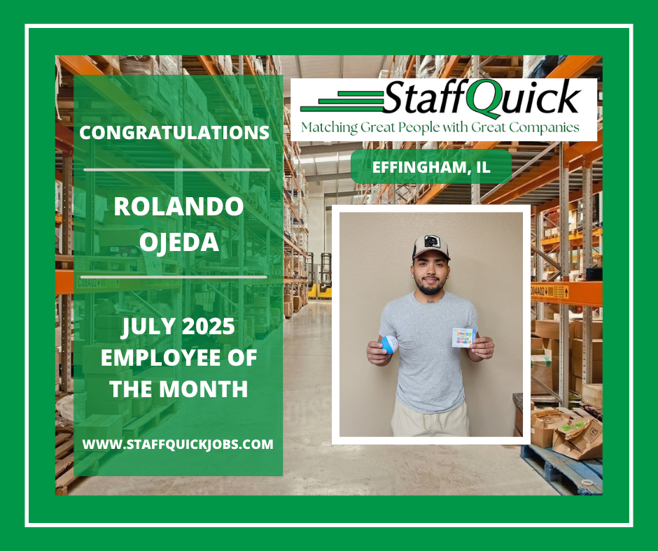 StaffQuick July employee of the month Rolando Ojeda