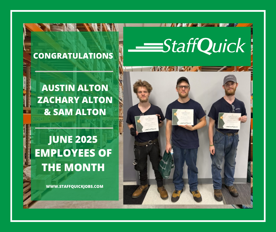 StaffQuick June employee of the month
