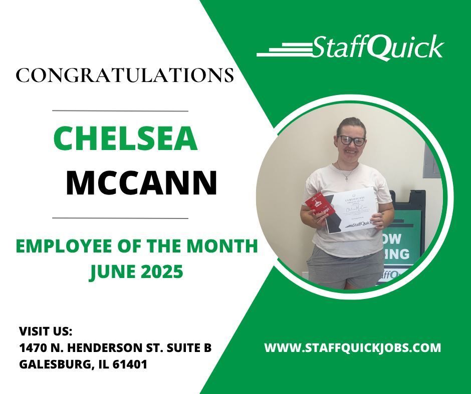 StaffQuick June employee of the month