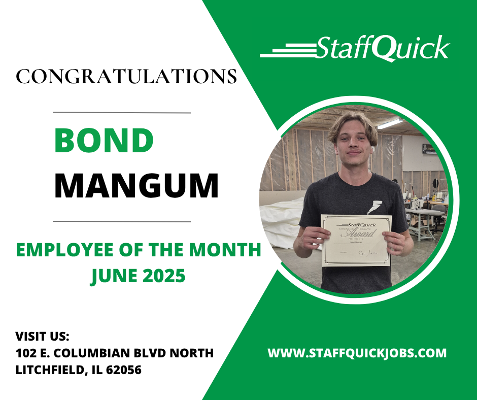 StaffQuick June employee of the month