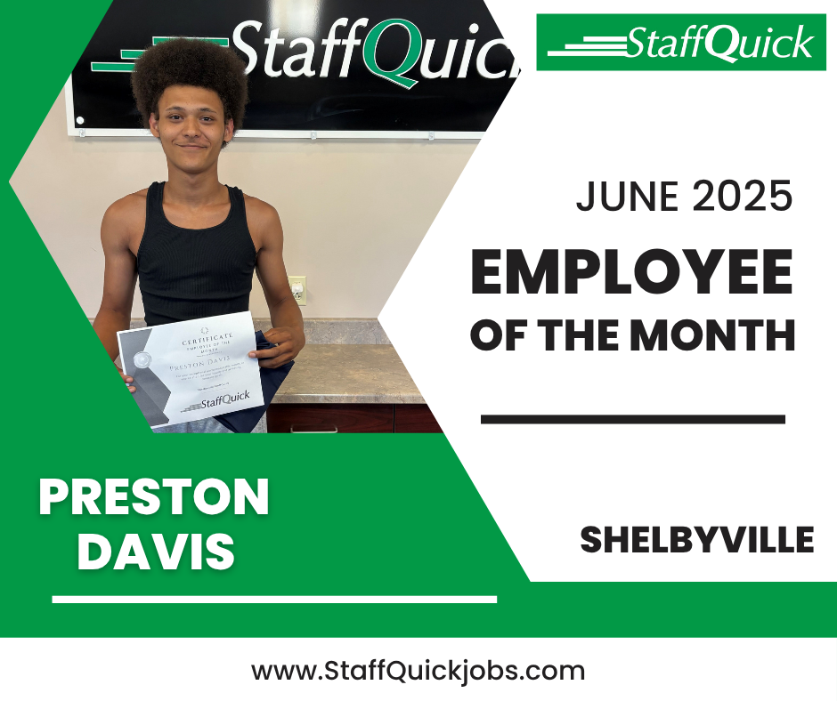 StaffQuick June employee of the month