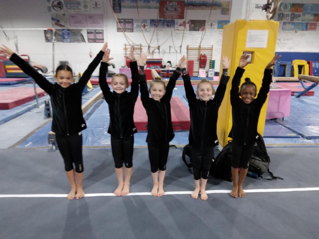 acrobatic girl students