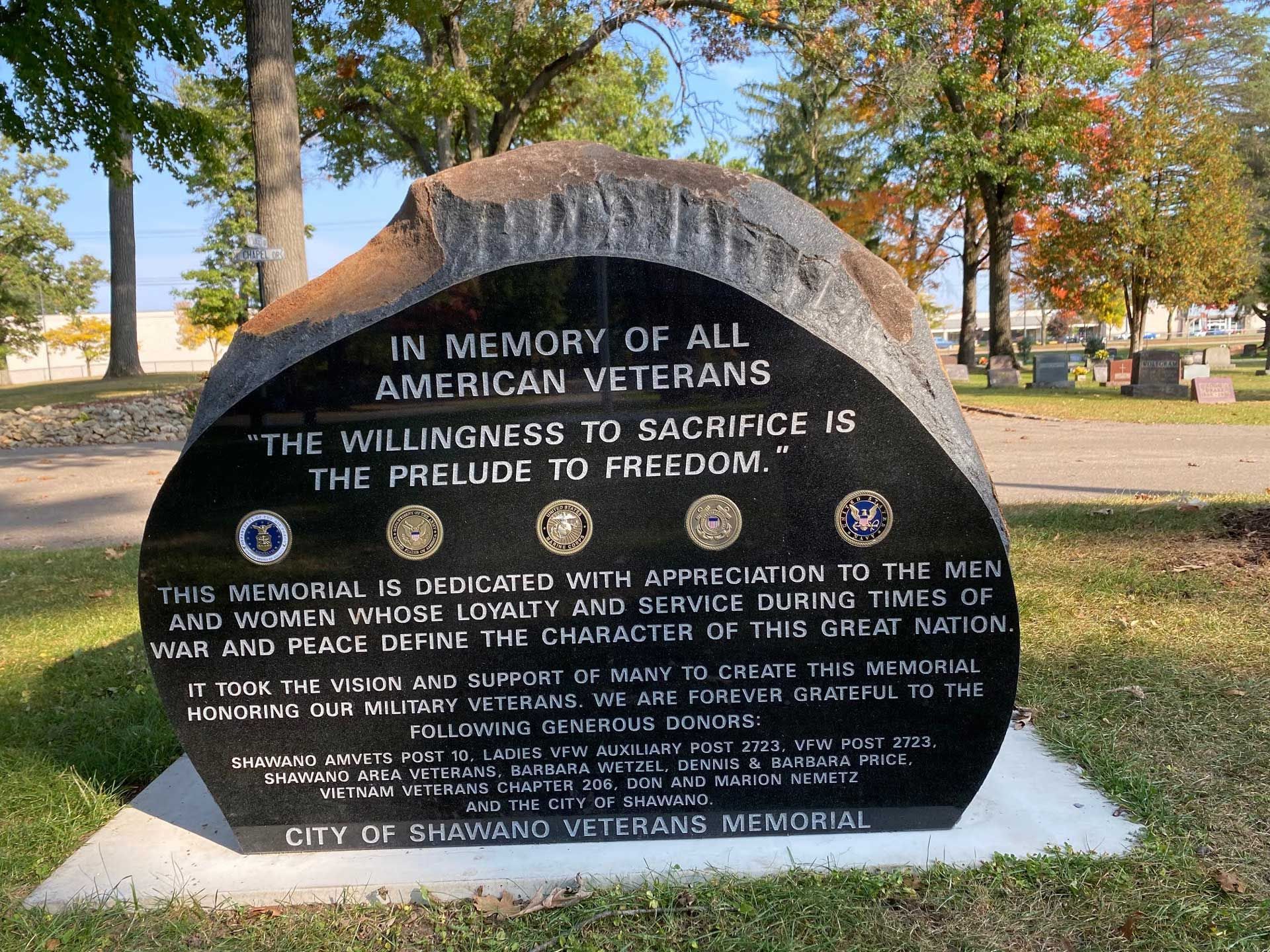 American veteran memorial