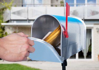 Checking mailbox outside