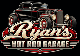 Ryan's Hotrod Garage- logo