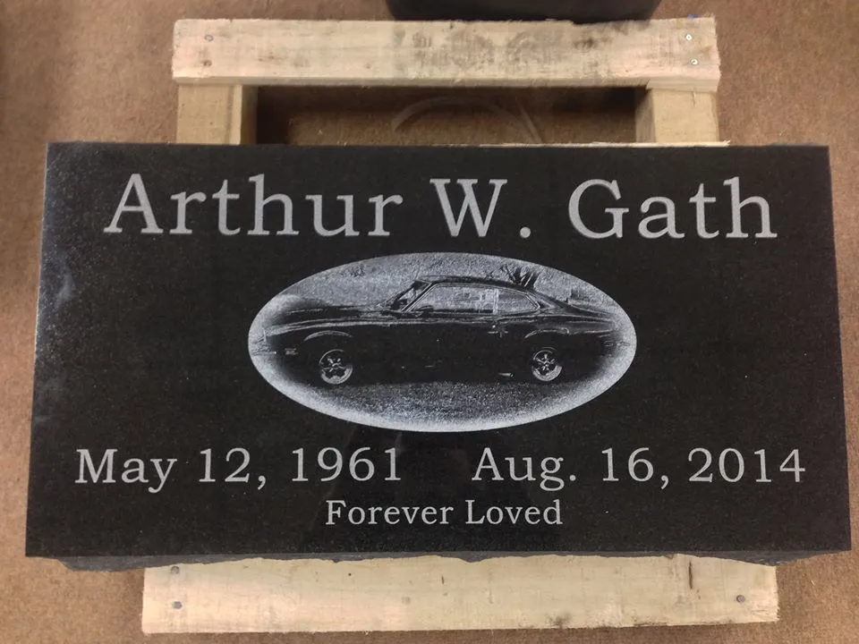 Engraved stone