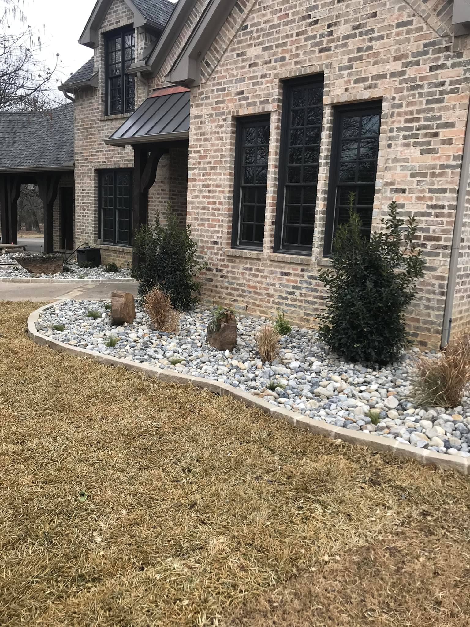 Recent landscaping work