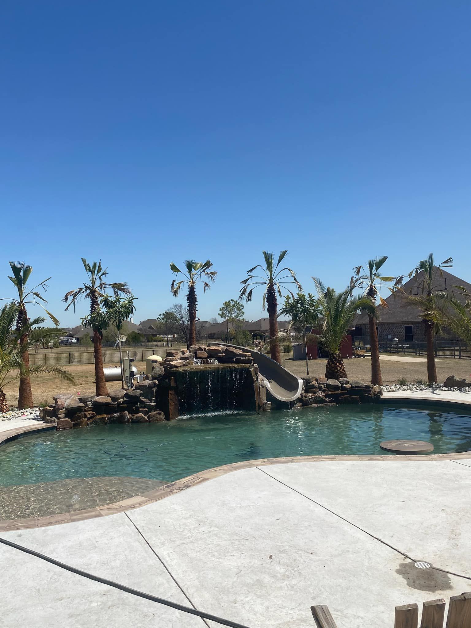 Recent landscaping work