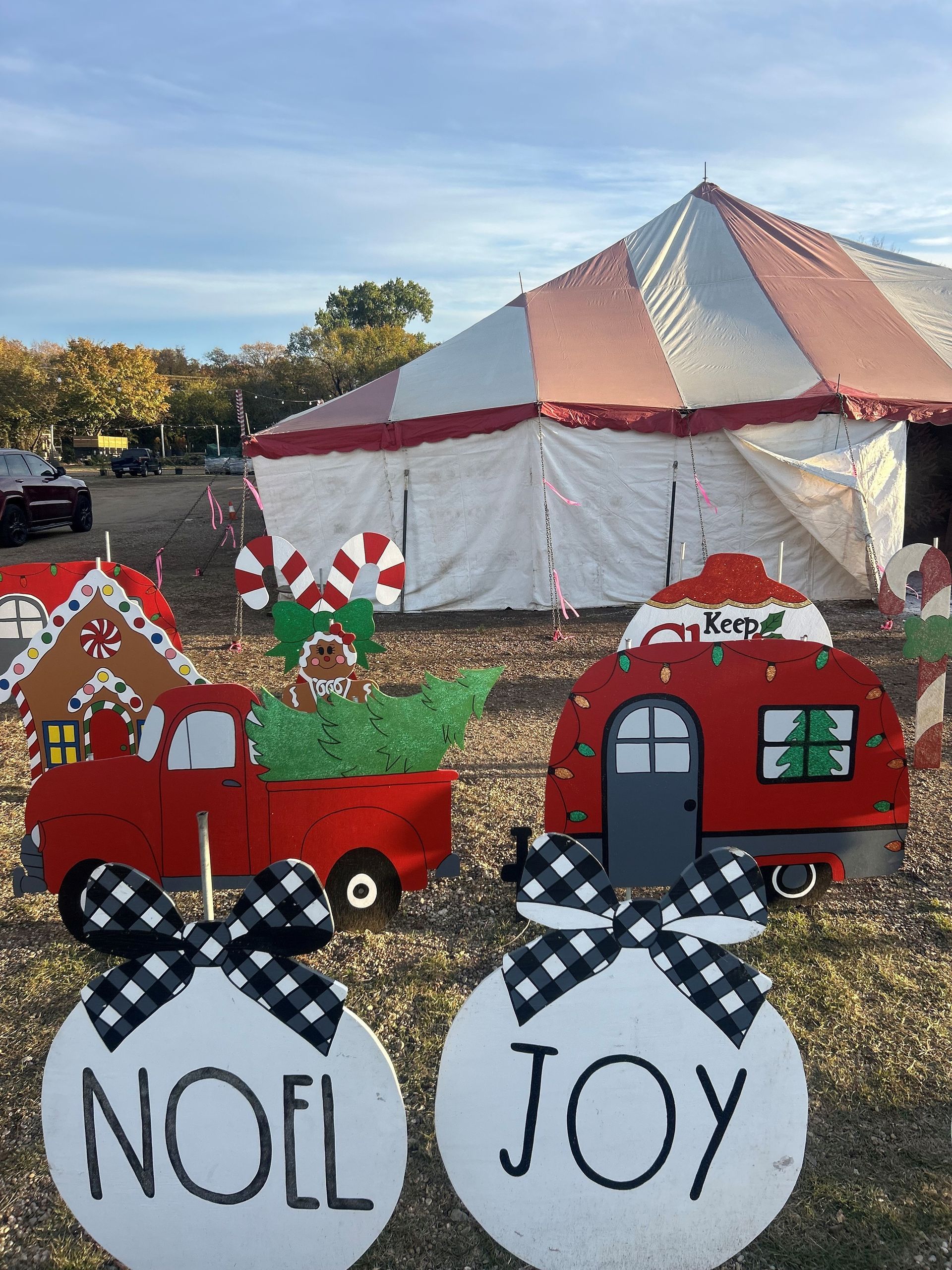 Christmas decorations.