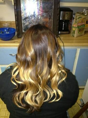 Hairstyling for women and coloring