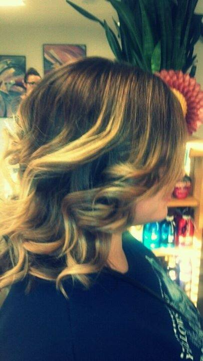 Hairstyling for women and coloring