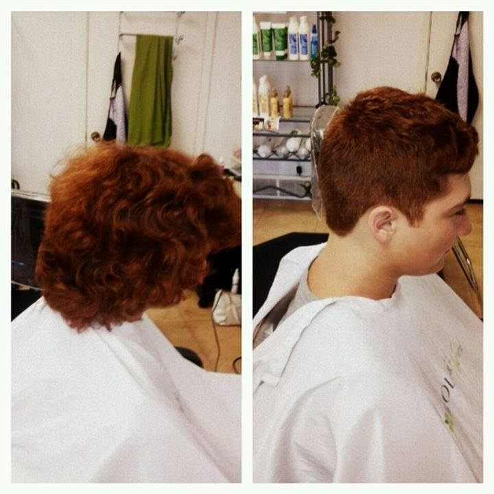 Haircut and coloring for women