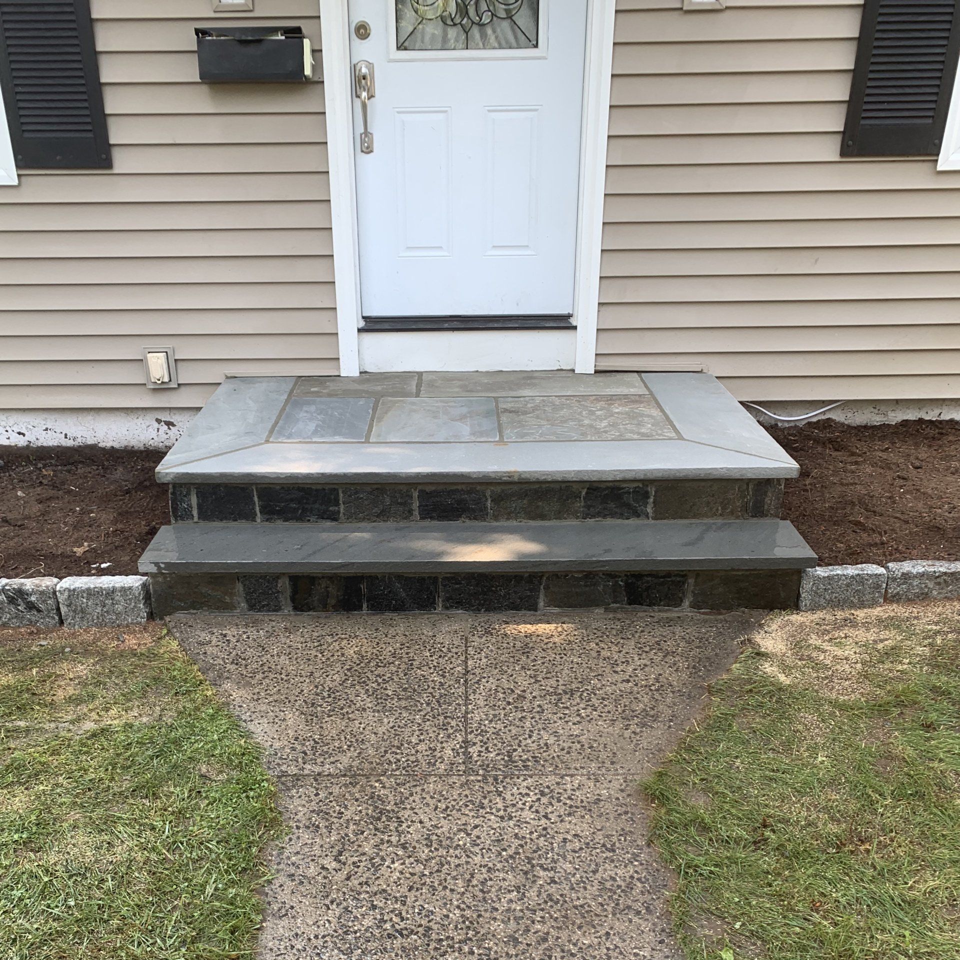 Stylish steps and walkway