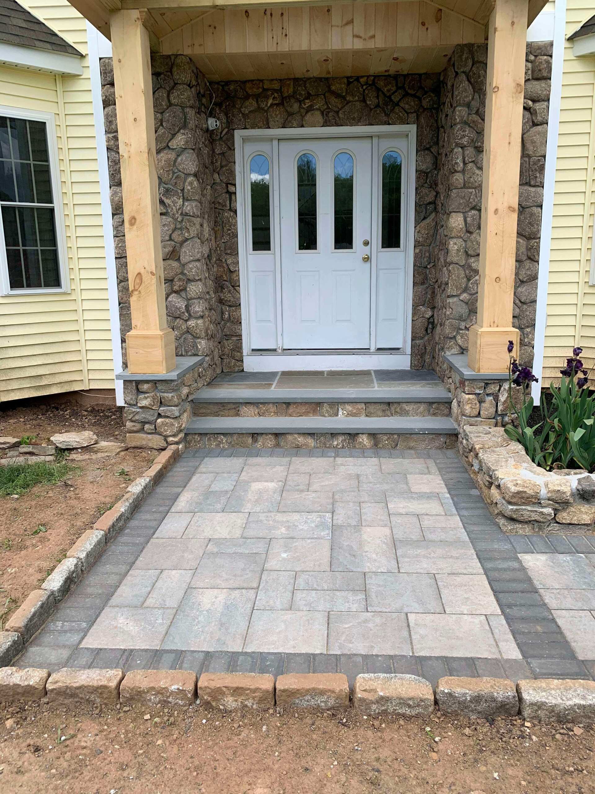 Stylish steps and walkway