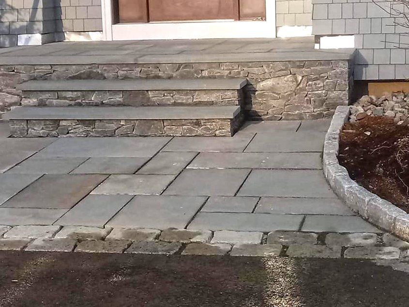 Stylish steps and walkway