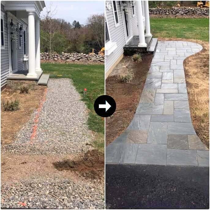 Beautiful steps and walkway