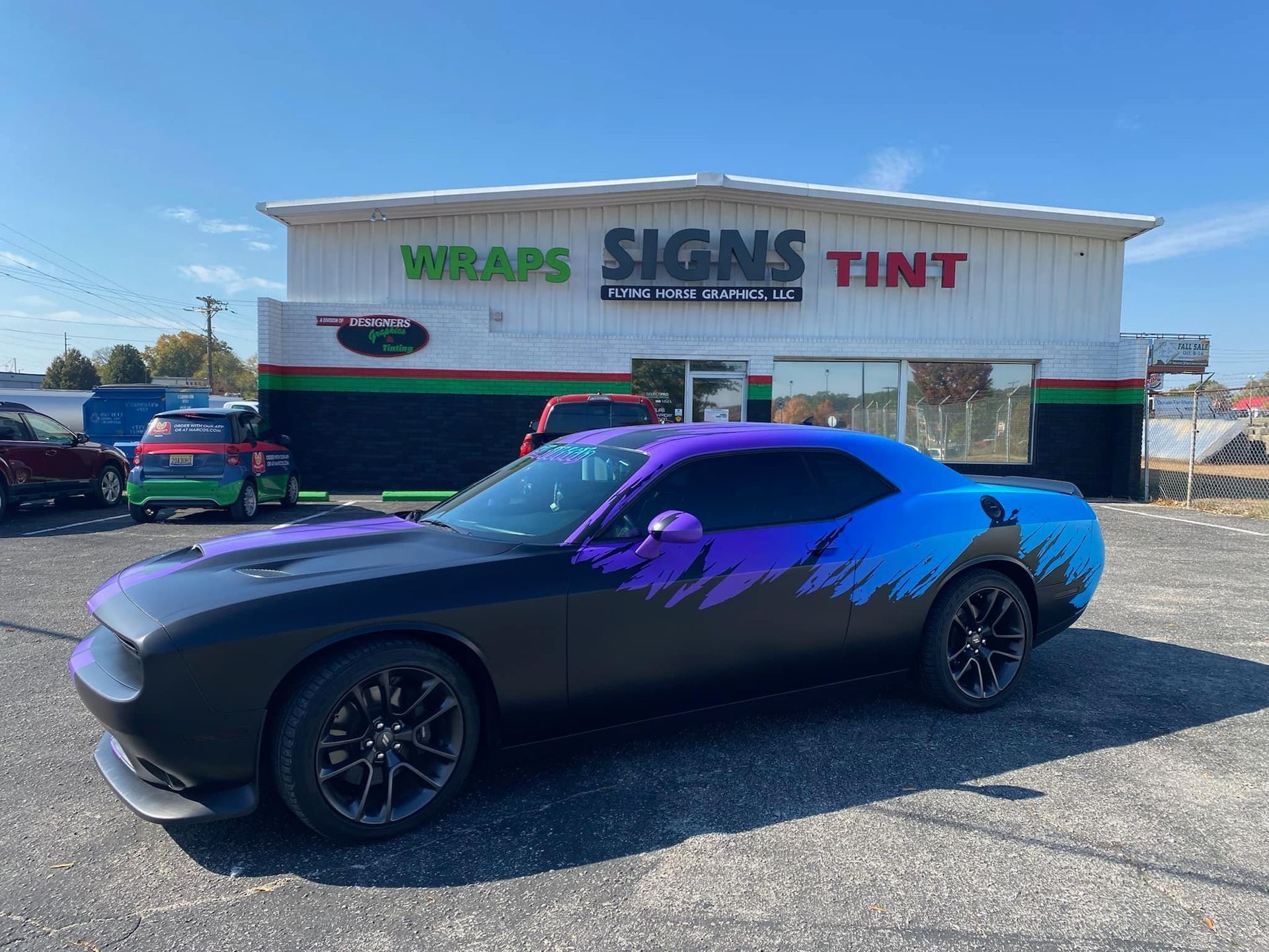 Custom Car Wrap Front Side