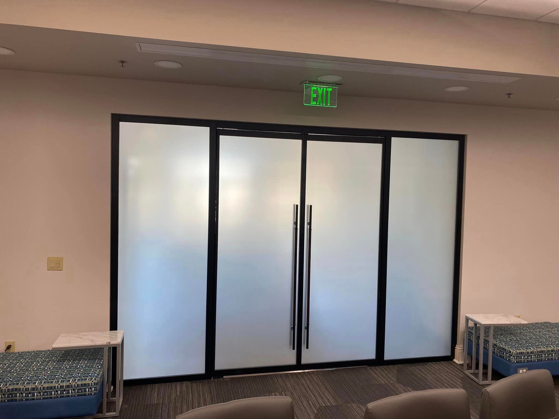 Office Door Window Tint