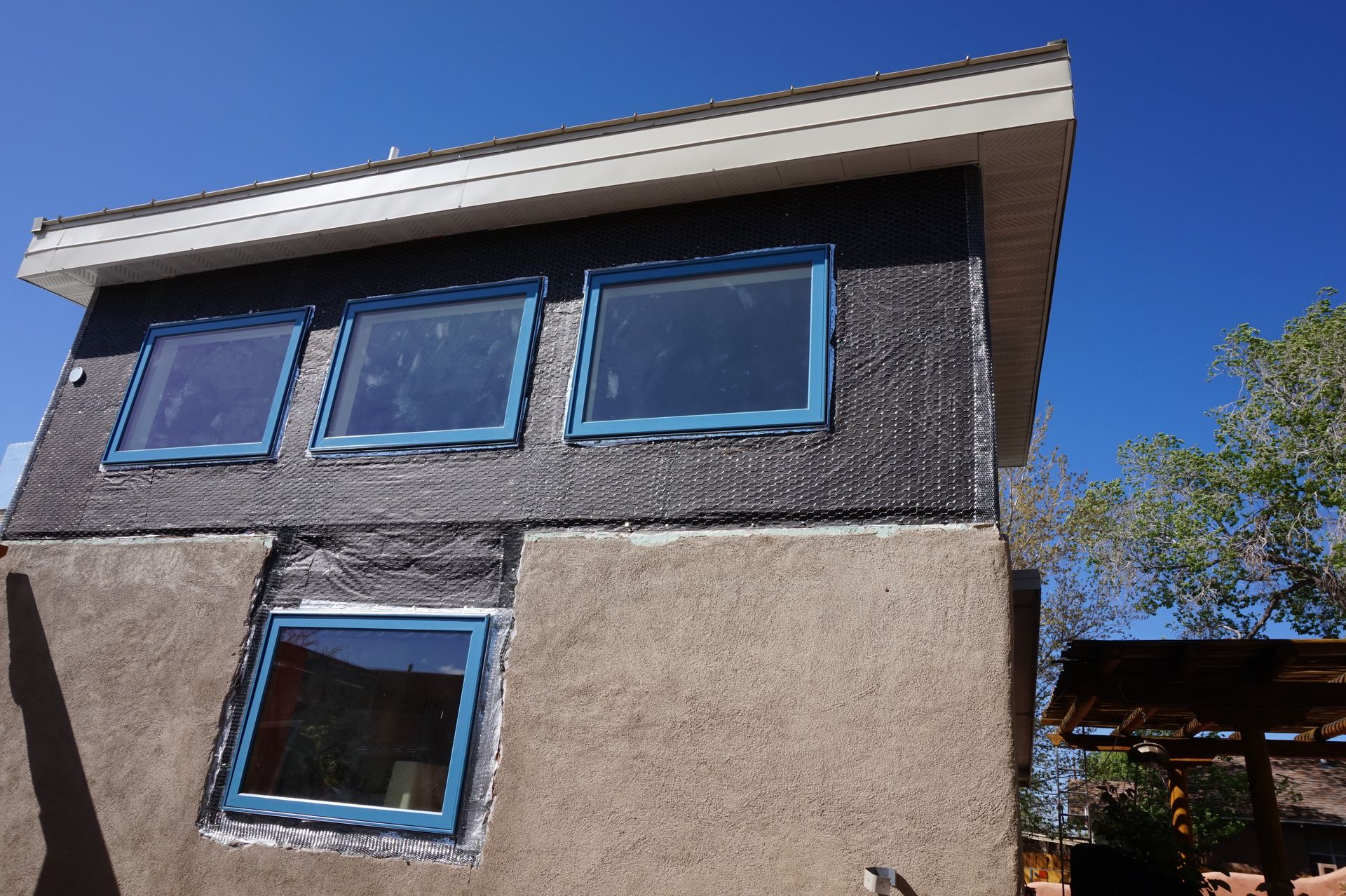 a house with a lot of windows