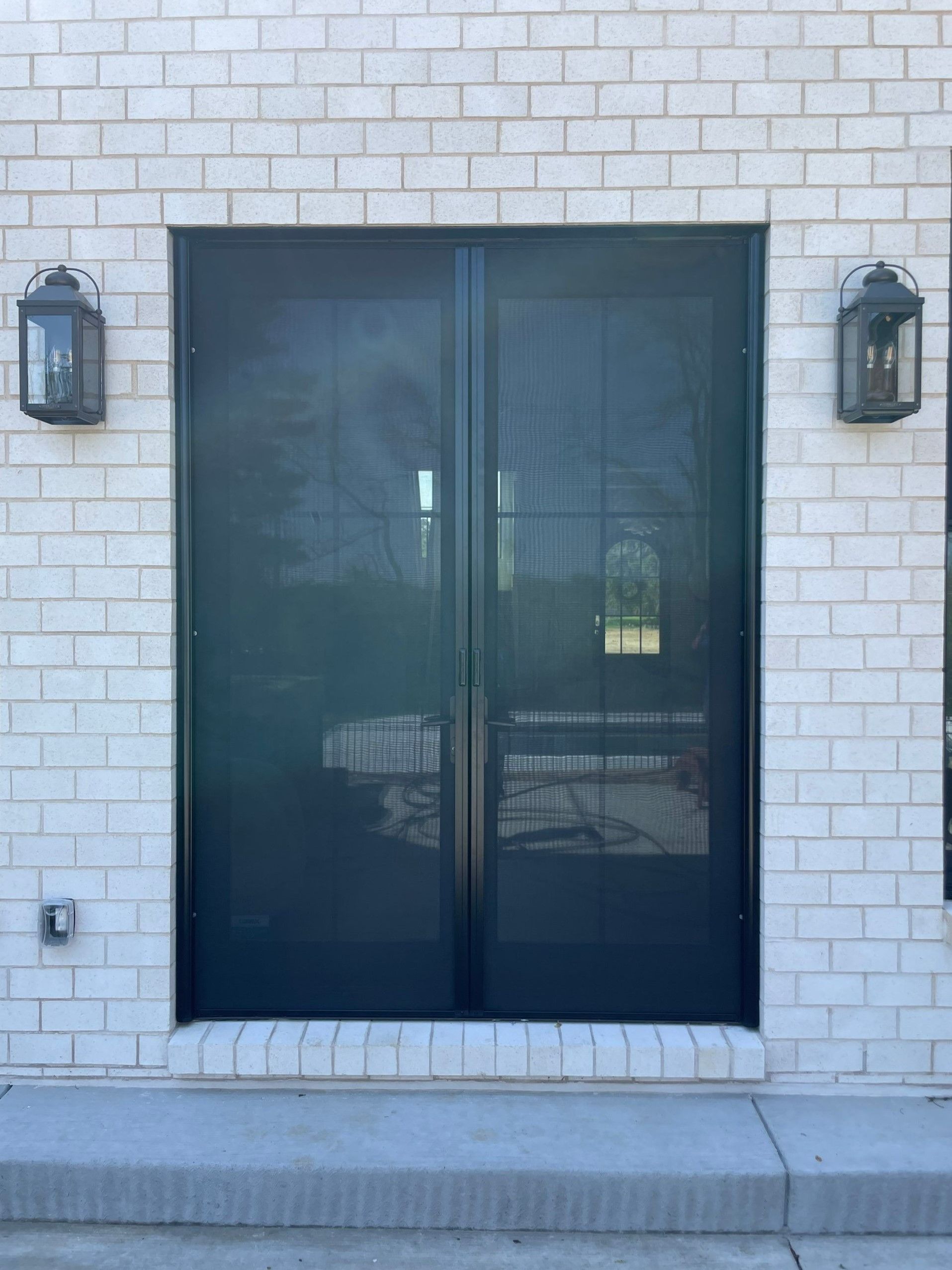 Custom door screens