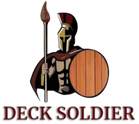 Spartan warrior with spear and shield; "Deck Soldier" text.