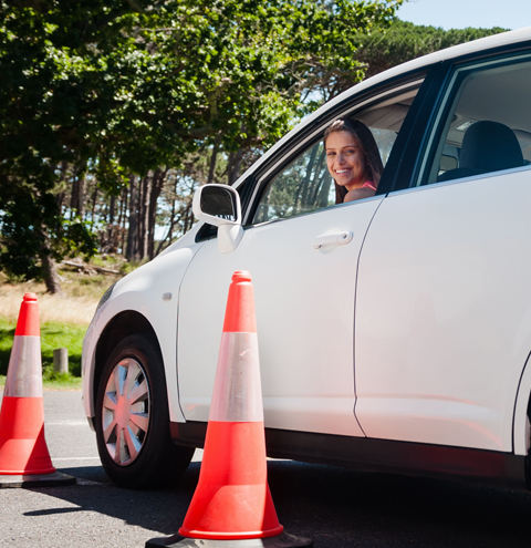 Happy student driver