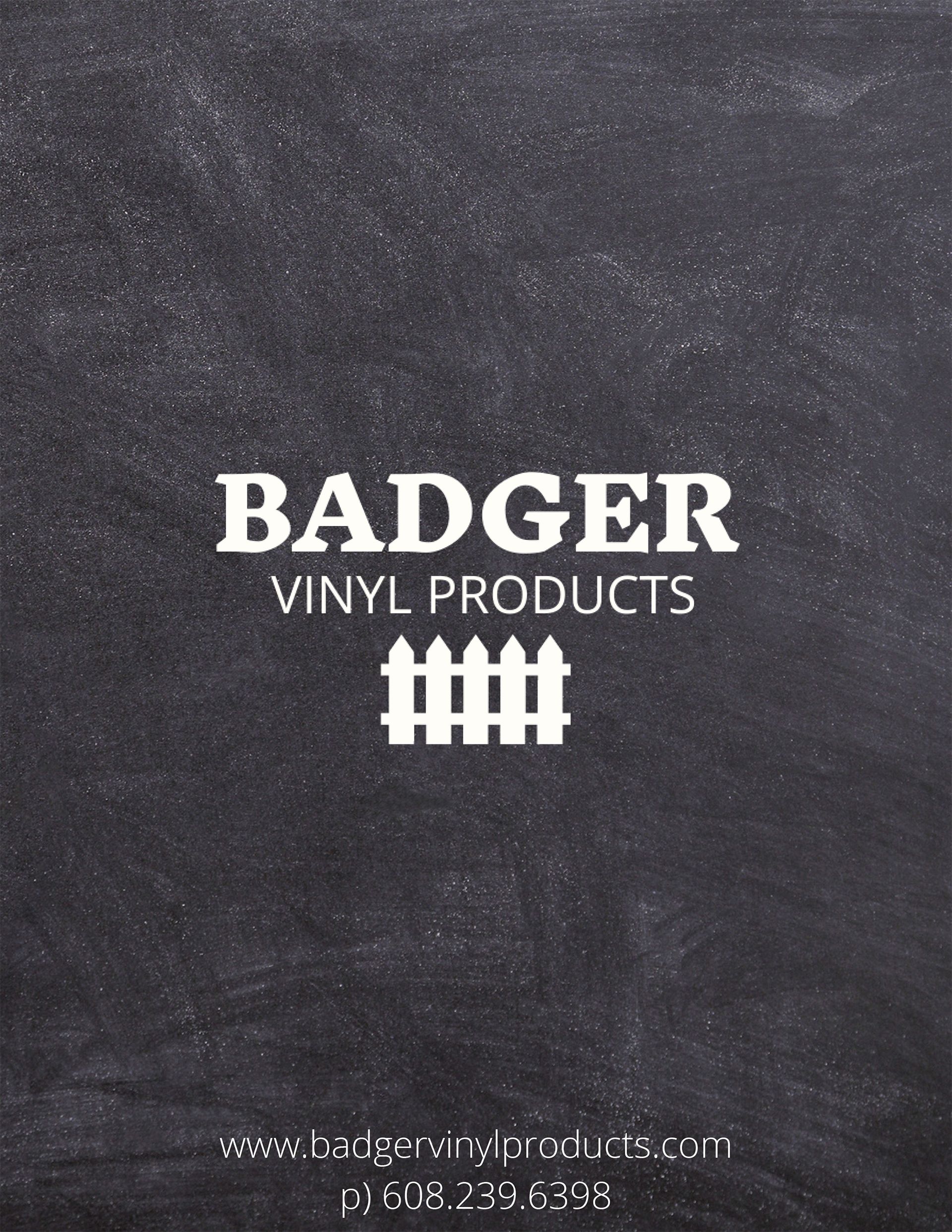 Badger Vinyl Products Brochure 