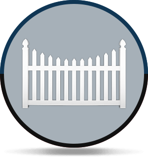 Scallopped Style Fence