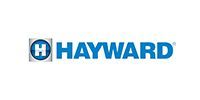 Hayward logo in blue with a stylized H inside a square icon