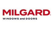Milgard Windows and Doors logo in red text on white background.