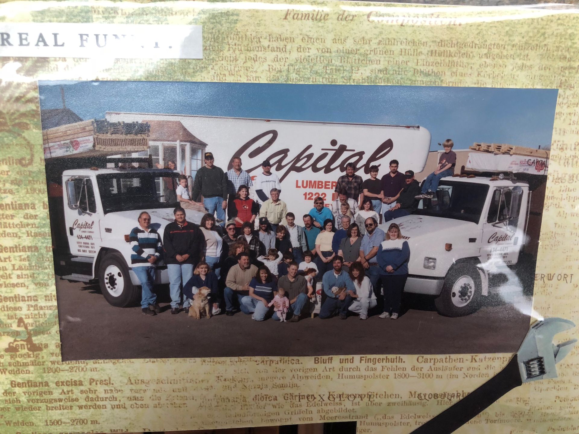 Capital Lumber Company complete staff