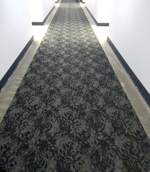 Sweeping dirty floor