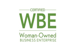 A logo for a Certified Woman-Owned Business Enterprise