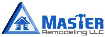 The logo for master remodeling llc shows a house and a hammer.