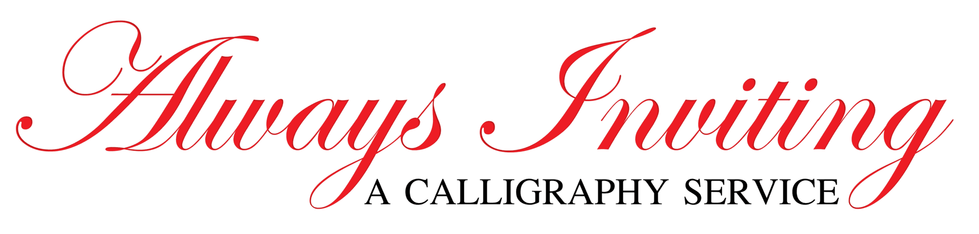 Always Inviting Calligraphy Service West Orange Nj