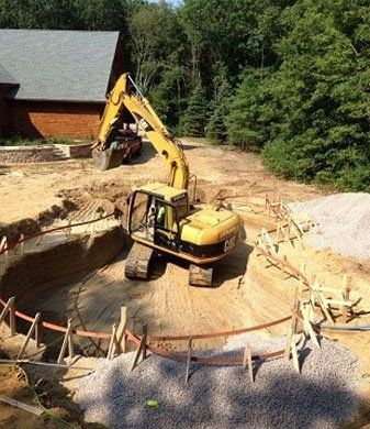Pool construction