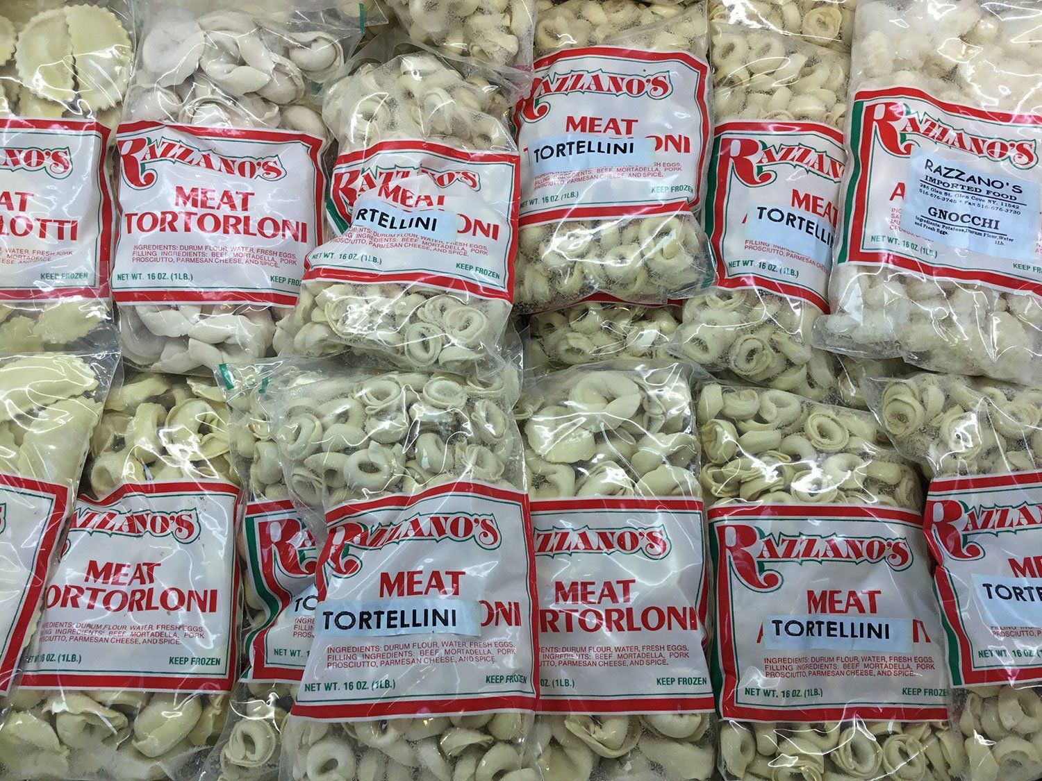 meat tortelloni and tortellini