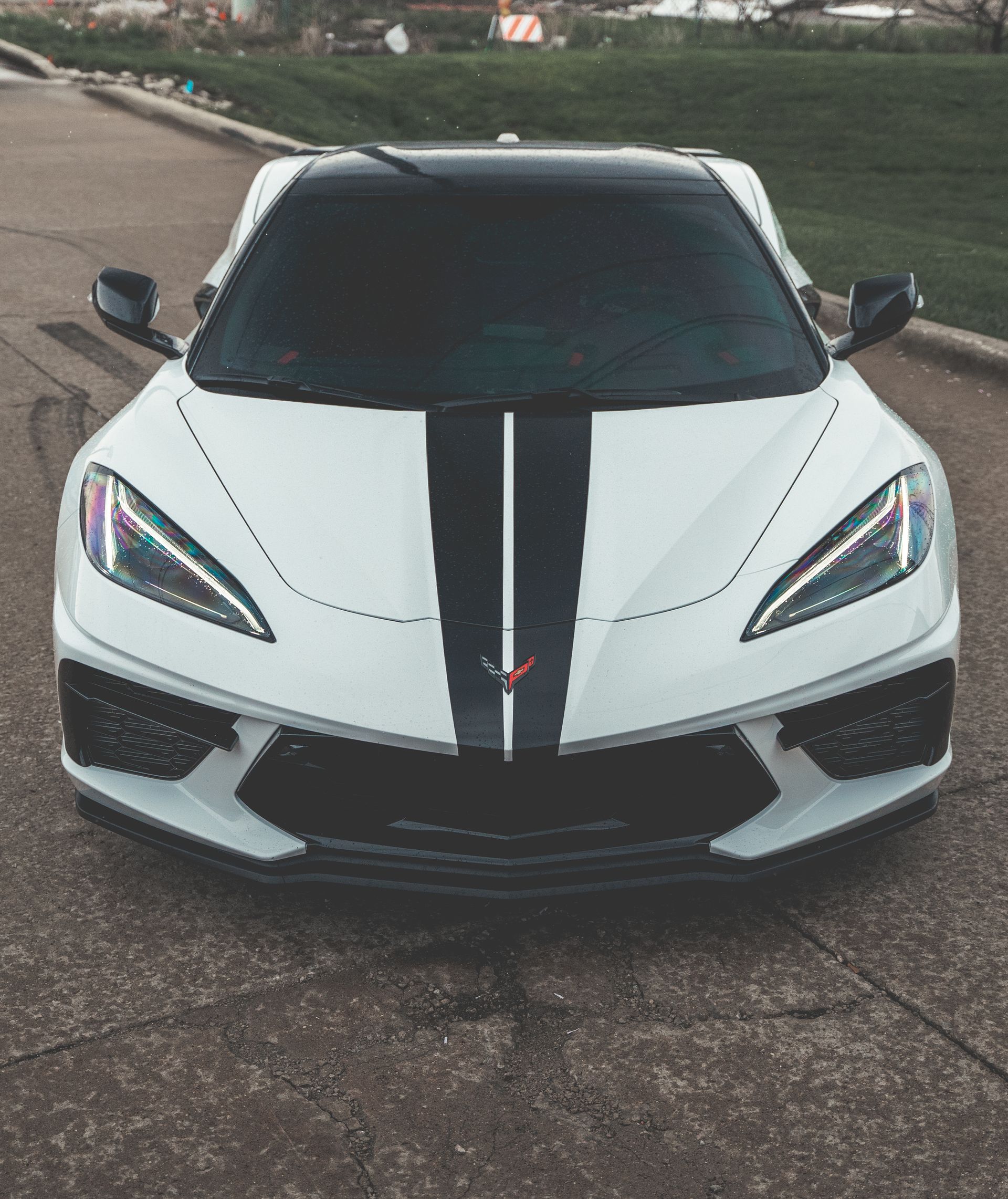 White sportscar