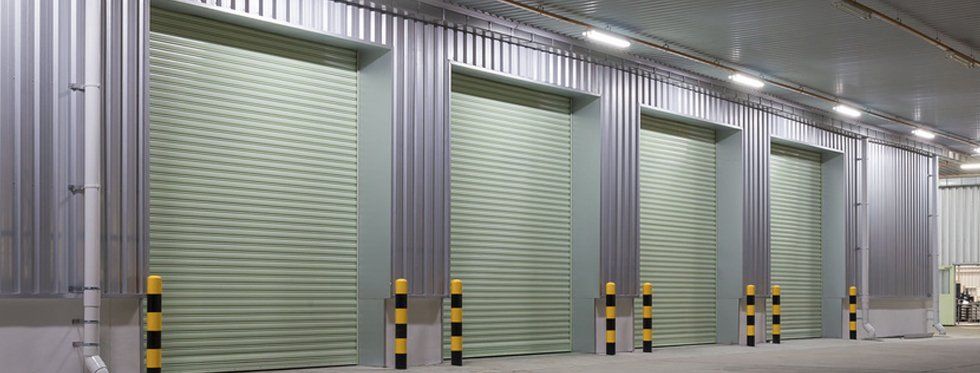 Storage facility garage doors