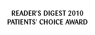 Reader's Digest 2010 Patients' Choice Award
