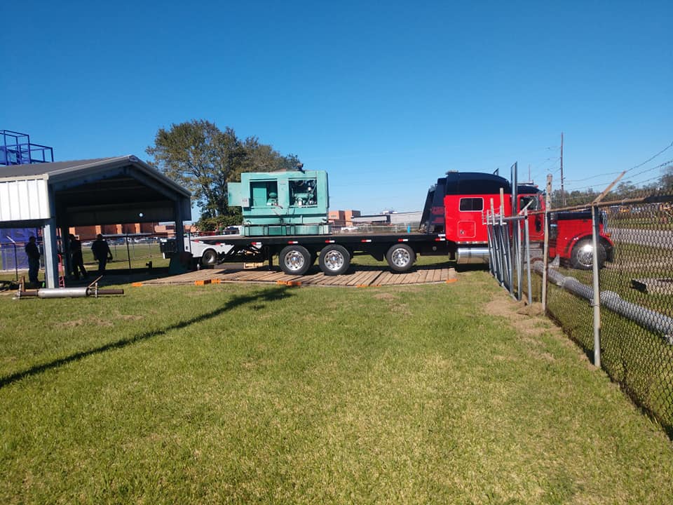 Industrial generator service