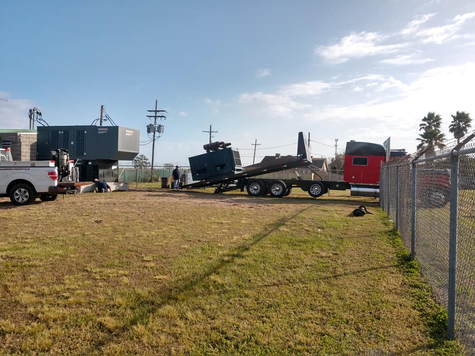 Industrial generator service