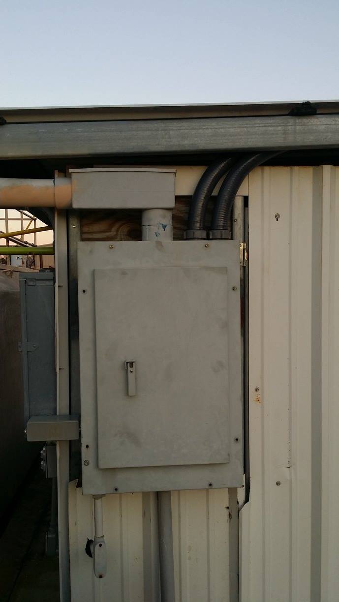 Commercial generator panel