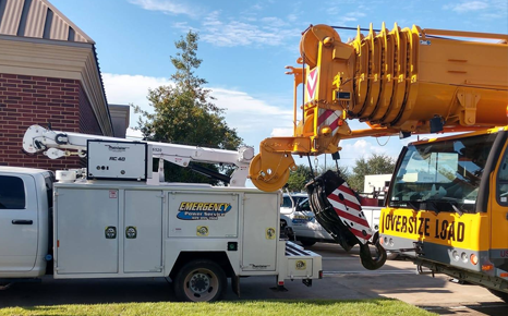 Generator truck service