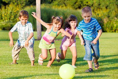 Children playing