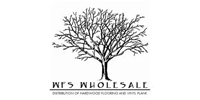 Logo for WFS Wholesale featuring a bare tree illustration above the company name and business description.