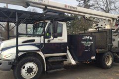 Jim's tree service truck