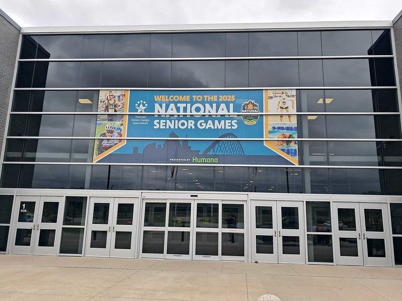 A blue banner reading 